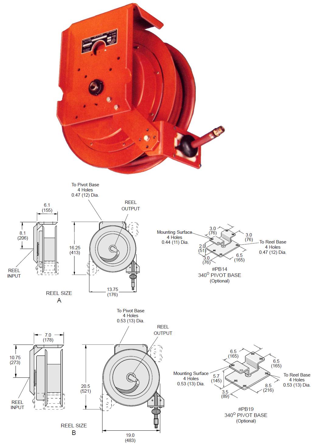  Cable Management: Engineered Products: Cable Reels
